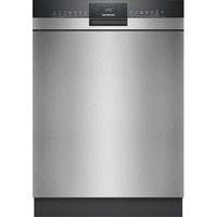 Siemens SN43ES02CE iQ300, Spülmaschine edelstahl (gebürstet)/schwarz, 60 cm, Home Connect