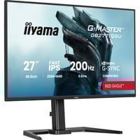 iiyama G-Master GB2771QSU-B1 Red Eagle, Gaming-Monitor 68.6 cm (27 Zoll), schwarz (matt), QHD, Fast-IPS, HDMI, DP, G-Sync komp., USB-Hub, 200Hz Panel