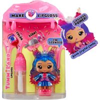 MGA Entertainment Yummiland Lip Gloss Doll Serie 2 - Roxie Crystal Candy, Puppe 
