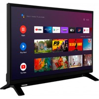 Toshiba 24WA2063DAZ, LED-Fernseher 60 cm (24 Zoll), schwarz, WXGA, Smart TV, Triple Tuner, Google Assistant