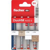 fischer Hohlraumdübel DuoHM 4x55 S TX  4 Stück, mit Panhead-Schraube