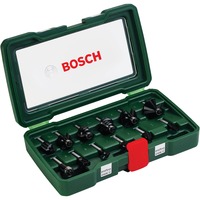 Bosch Wolfram-Carbide-Fräser-Set, 12-teilig 8mm Schaft