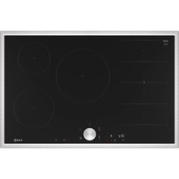 Neff T68STV4L0 N 90, Autarkes Kochfeld schwarz/edelstahl, 80 cm