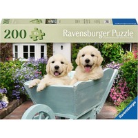 Ravensburger Feel Well & Puzzle - Golden Retriever 200 Teile