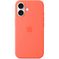 Apple Silikon Case mit MagSafe, Handyhülle orange, iPhone 16