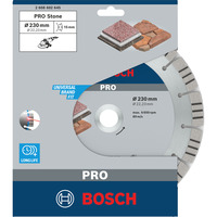 Bosch Professional PRO Stone Diamanttrennscheibe, Ø 230mm Bohrung 22,23mm