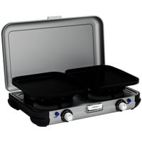 Campingaz Camping Kitchen 2 Grill & Go Caravan, 30 mbar, Gaskocher grau/schwarz, 2x 2kW, Modell 2025