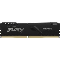 Kingston FURY DIMM 16 GB DDR4-3600 , Arbeitsspeicher schwarz, KF436C18BB/16, Beast, INTEL XMP