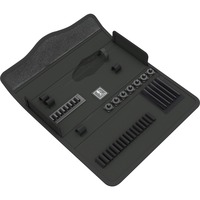 Wera 9463 Textile Box für Kraftform Kompakt H 1, leer, Werkzeugbox schwarz, für Knarren-, Steckschlüssel- und Bit-Satz 41-teilig