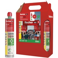 fischer Injektionsmörtel FIS V Zero 300 T Sixpack grün, 6 Kartuschen mit je 300ml