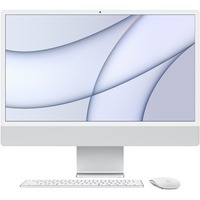 Apple iMac 59,62 cm (24") M1 2021, MAC-System silber, macOS, Deutsch
