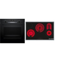 Bosch HBD632LS81 Serie 6, Backofen-Set schwarz/silber
