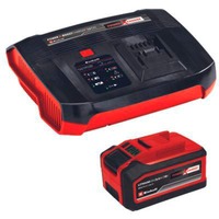 Einhell PXC-Starter-Kit, Power-X-Change Ladegerät Power X-Boostcharger 6A schwarz/rot, inkl. Akku Power-X-Change 18V 4-6Ah