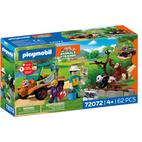 PLAYMOBIL 72072 Animals & Friends Zoo: Tierpflegermobil, Konstruktionsspielzeug 