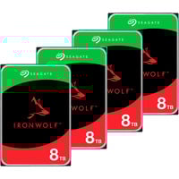 Seagate IronWolf NAS 4 x 8 TB Bundle, Festplatte SATA 6 Gb/s, 3,5", 4er Bundle