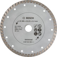 Bosch Heimwerken & Garten Diamanttrennscheibe Turbo, Ø 180mm Bohrung 22,23mm