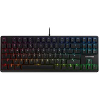 CHERRY G80-3000N RGB TKL, Tastatur schwarz, EU-Layout (QWERTY), Cherry MX Silent Red