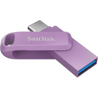 SanDisk Ultra Dual Drive Go USB Type-C 128 GB, USB-Stick lila, USB-A 3.2 Gen 1, USB-C 3.2 Gen 1