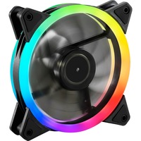 Sharkoon SHARK Blades PWM RGB Fan, Gehäuselüfter schwarz, 120 mm