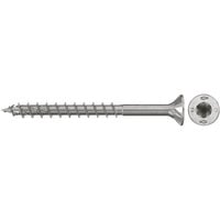 fischer Spanplattenschraube PowerFast II 4,0x45 Senkkopf TX 200 Stück, mit Teilgewinde, Edelstahl A2