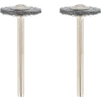 Dremel Drahtbürste Ø 19 mm (428) 2 Stück, Schaft  Ø  3,2mm