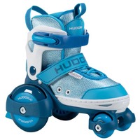 HUDORA Rollschuhe My First Quad Gr. 26-29 cyan