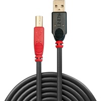 Lindy USB 2.0 Aktivkabel, USB-A Stecker > USB-B Stecker schwarz, 15 Meter