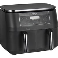 Ninja Dual Zone Heißluftfritteuse DZ300EU  grau/silber, 2.470 Watt, 2 Körbe je 3,8 Liter