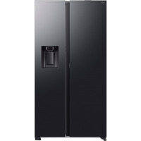 SAMSUNG RS80F64KEFEF, Side-by-Side edelstahl (dunkel), AI Voice Control, AI Energy Mode, Metal Cooling