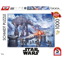 Schmidt Spiele Thomas Kinkade Studios: Star Wars - Die Schlacht von Hoth, Puzzle 1000 Teile