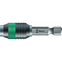 Wera 889/4/1 K Rapidaptor Universalhalter, 1/4", Steckschlüssel- Adapter schwarz/grün, für Bits