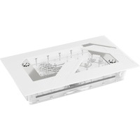 Alphacool Apex Distroplate, Verteiler weiß/transparent, mit Apex Pumpe