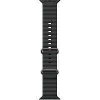 Apple 49 mm Ocean Armband, Uhrenarmband schwarz/titan