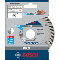 Bosch PRO Multi Material Diamant-Trennscheibe, Ø 115mm Bohrung 22,23mm