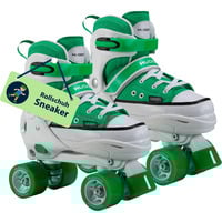 HUDORA Roller Skates Gr. 32-35, Rollschuhe grün/weiß, Sneaker-Look