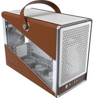Montech Heritage 30 Pro, Tower-Gehäuse weiß/braun, Tempered Glass