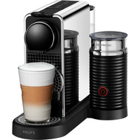 Krups Nespresso CitiZ&Milk Platinum XN630D, Kapselmaschine edelstahl