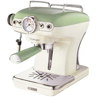 Ariete Amerikanische Vintage  , Espressomaschine beige/hellgrün