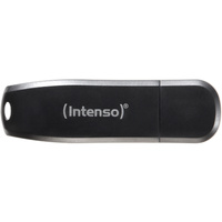 Intenso Speed Line 64 GB, USB-Stick schwarz, USB-A 3.2 Gen 1