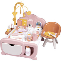Smoby Baby Nurse Puppenwiege mit Himmel, Puppenmöbel