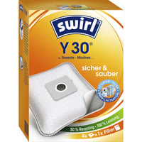 Swirl Staubsaugerbeutel Y 30 MicroPor 4 Beutel, 1 Abluftfilter