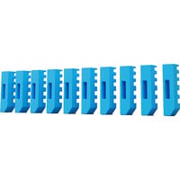 Lindy DisplayPort Schloss (ohne Schlüssel) 10 Stück, Code Blau