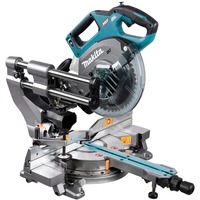Makita Akku-Kapp-und Gehrungssäge LS002GZ01 XGT, 40Volt + Funk Adapter, Kapp- und Gehrungssäge blau, Bluetooth, ohne Akku und Ladegerät