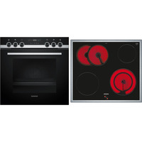 Siemens EQ521KB11, Herdset schwarz/silber