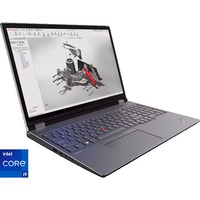 Lenovo ThinkPad P16 G2 (21FA0034GE), Notebook grau/schwarz, Intel® Core™ i9-13980HX, NVIDIA RTX 4000, 64 GB DDR5, 2 TB (2 TB SSD), Windows 11 Pro 64-Bit