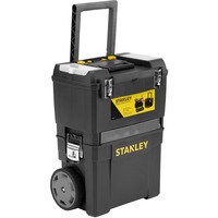 Stanley Rollende Werkstatt, Werkzeugwagen schwarz/gelb, mit Trolley-Griff