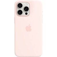 Apple Silikon Case mit MagSafe, Handyhülle hellrosa, iPhone 15 Pro Max