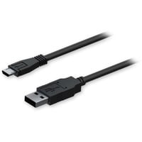 Teltonika USB 2.0 Kabel, USB-A Stecker > Micro-USB Stecker schwarz, 0,8 Meter