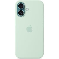 Apple Silikon Case mit MagSafe, Handyhülle hellgrün, iPhone 16