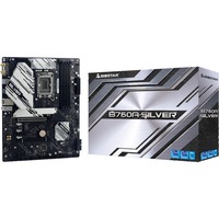 Biostar B760A-SILVER, Mainboard dunkelgrau/silber